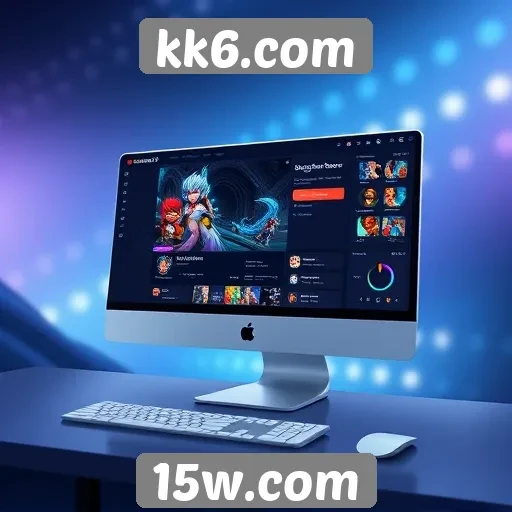 Análise da interface do usuário do kk6.com