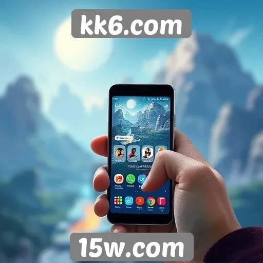 Experiência do usuário em dispositivos móveis no kk6.com